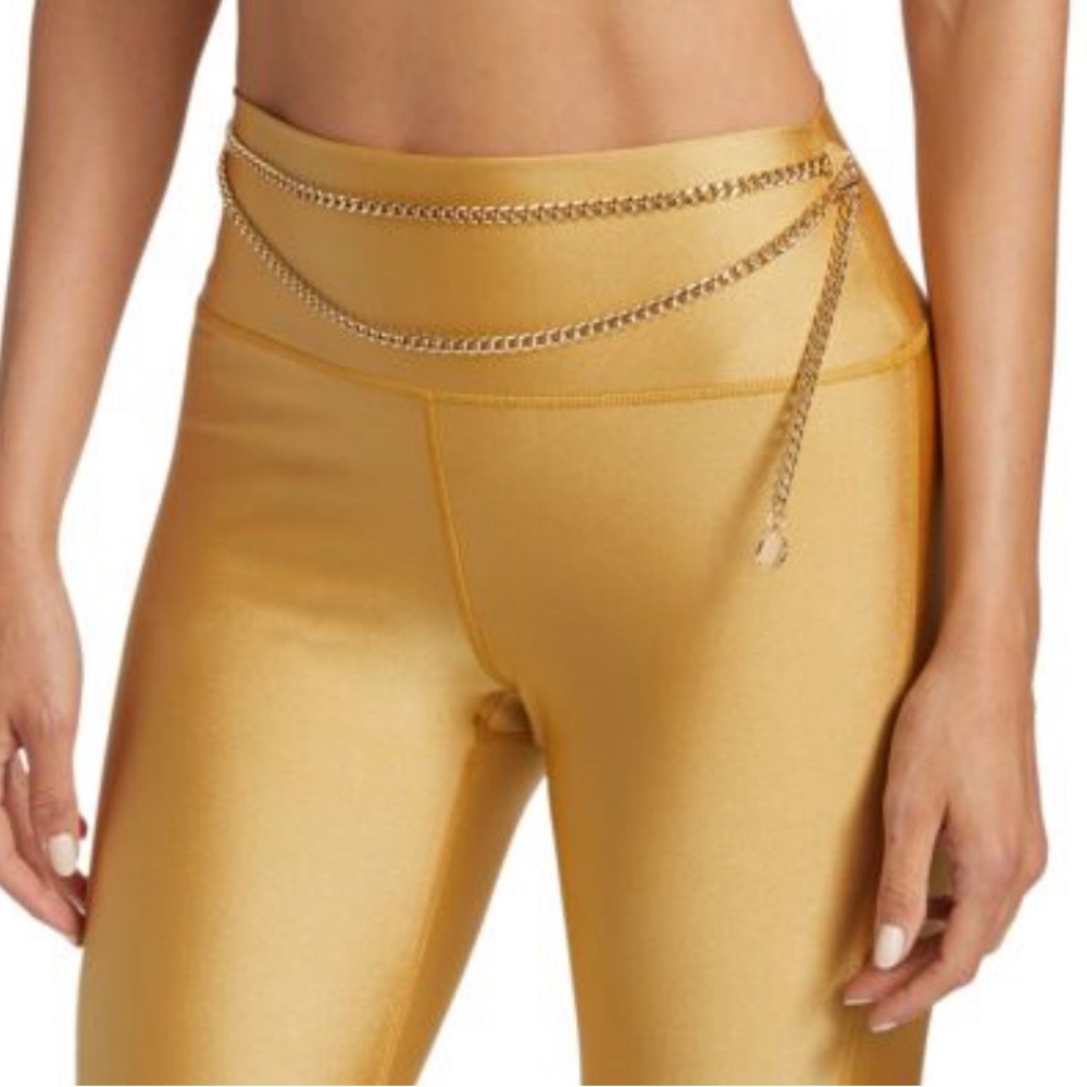 WEWOREWHAT GOLD BIKE SHORT